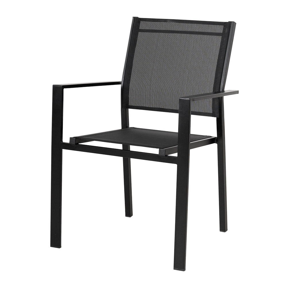 Outdoor Gartenstuhl mit Textilbespannung – Wetterfest & Komfortabel für Terrasse & Balkon