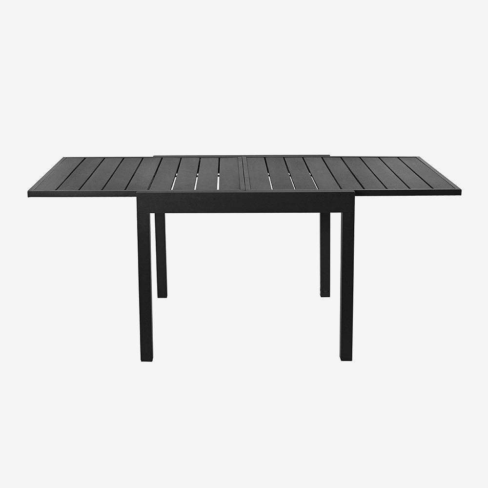 Erweiterbarer Gartentisch aus WPC & Aluminium – Flexibler Esstisch für Terrasse & Garten