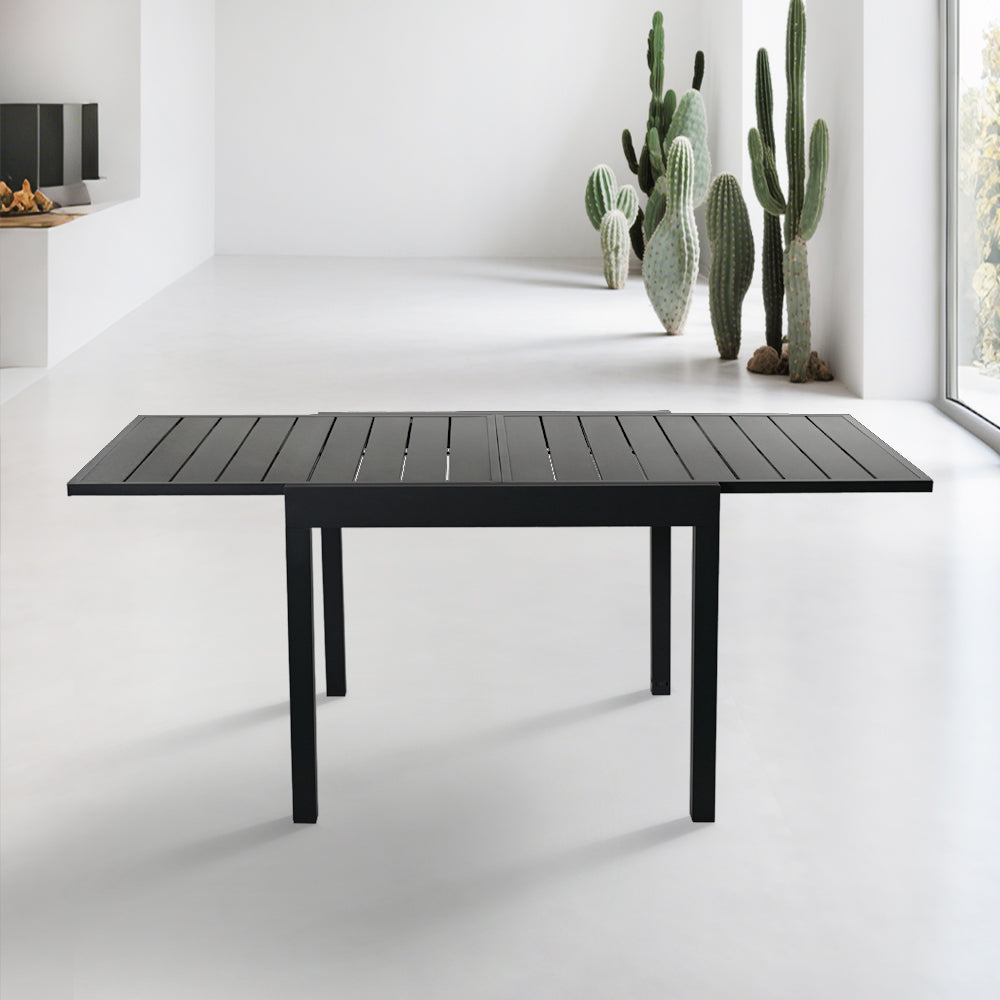 Erweiterbarer Gartentisch aus WPC & Aluminium – Flexibler Esstisch für Terrasse & Garten