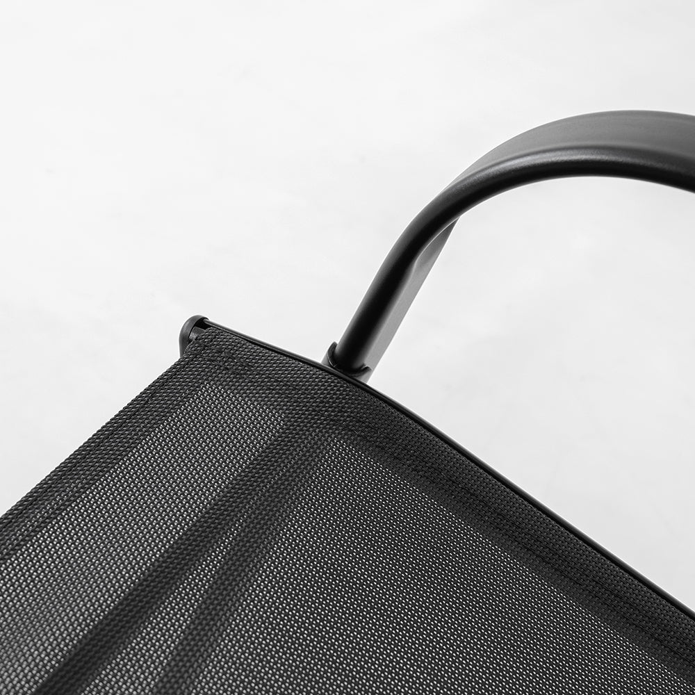 Gartenstuhl Outdoor – Robuster Balkonstuhl mit Textilene für Entspannung