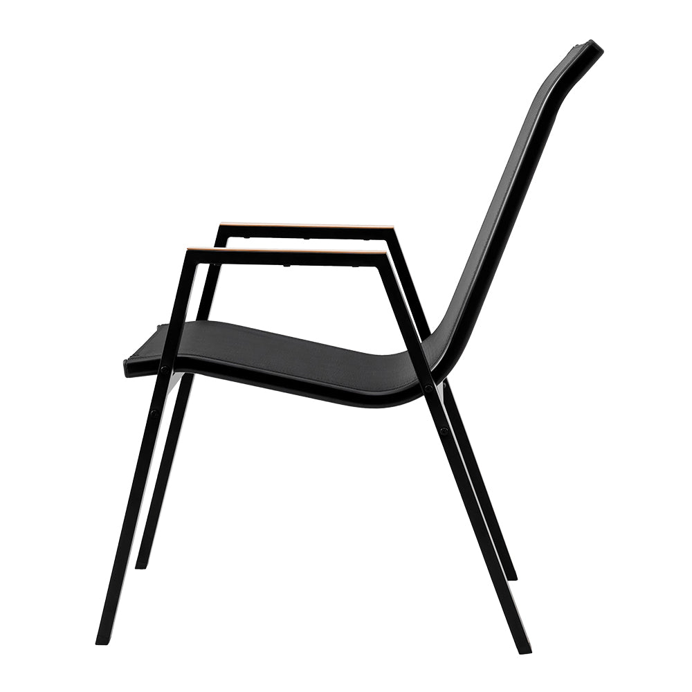 Robustes Eisen Gartenmöbelset für Balkon & Terrasse | Komfortables 2-Sitzer Loungeset Outdoor