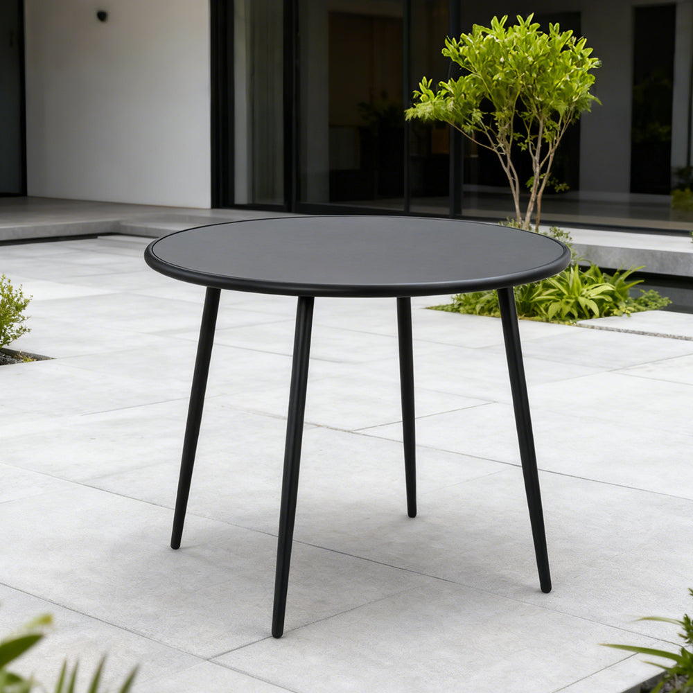 Runder Esstisch Glastisch Ø80cm – Modern & Funktional für Küche & Esszimmer