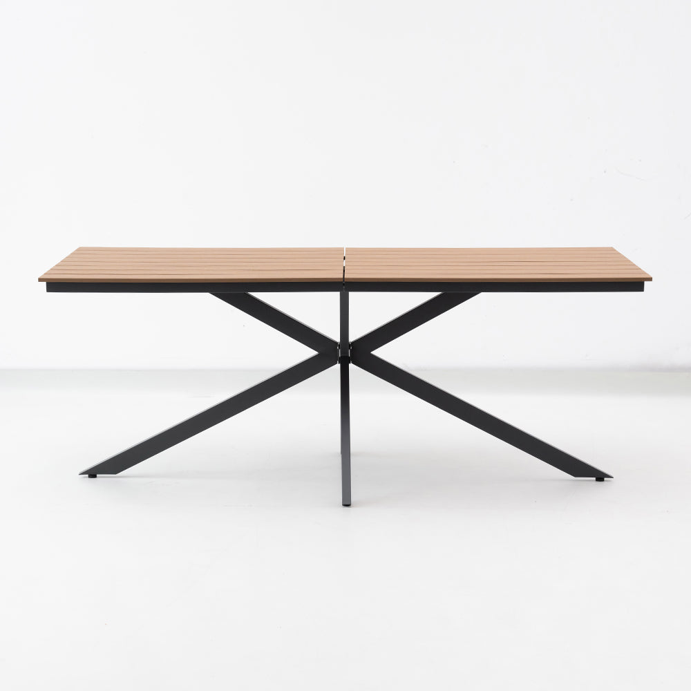 Moderner Wetterfester Esstisch – Vielseitiger Garten- & Terrassentisch für 6-8 Personen