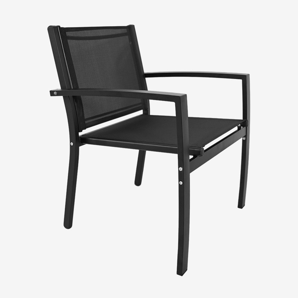 Modernes Outdoor Lounge Set mit 2 Stühlen, Bank & Couchtisch – Robust & Wetterfest für Garten & Balkon