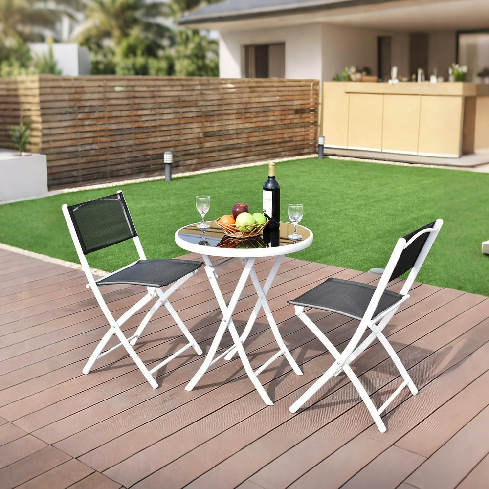 Modernes Balkon- & Gartenmöbel-Set – Komfortable Outdoor-Sitzgruppe für entspannte Stunden