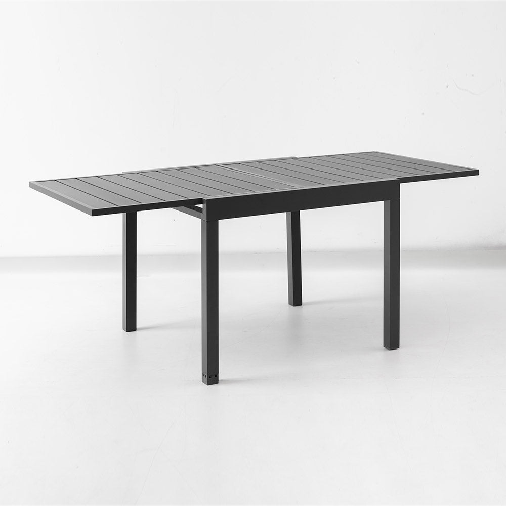 Erweiterbarer Gartentisch aus WPC & Aluminium – Flexibler Esstisch für Terrasse & Garten