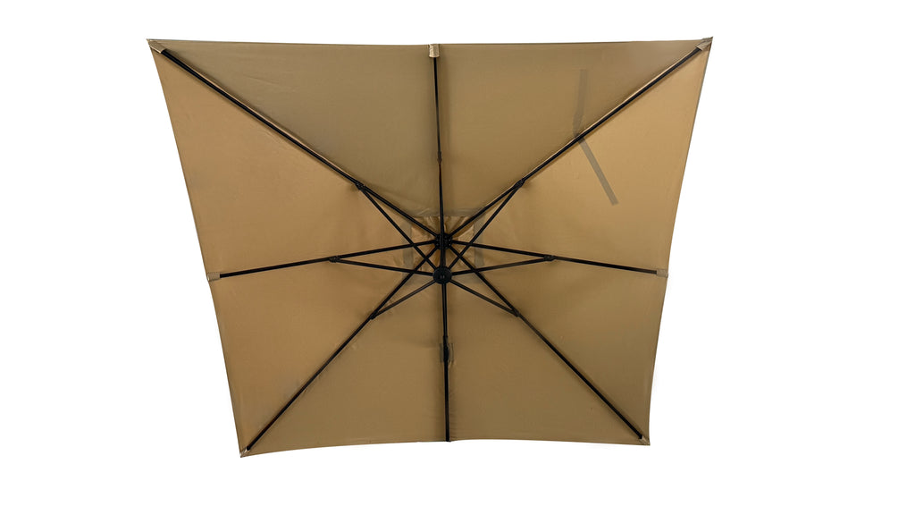 3x3m Ampelschirm mit 360° Drehfunktion – Optimaler Sonnenschutz für Garten & Terrasse