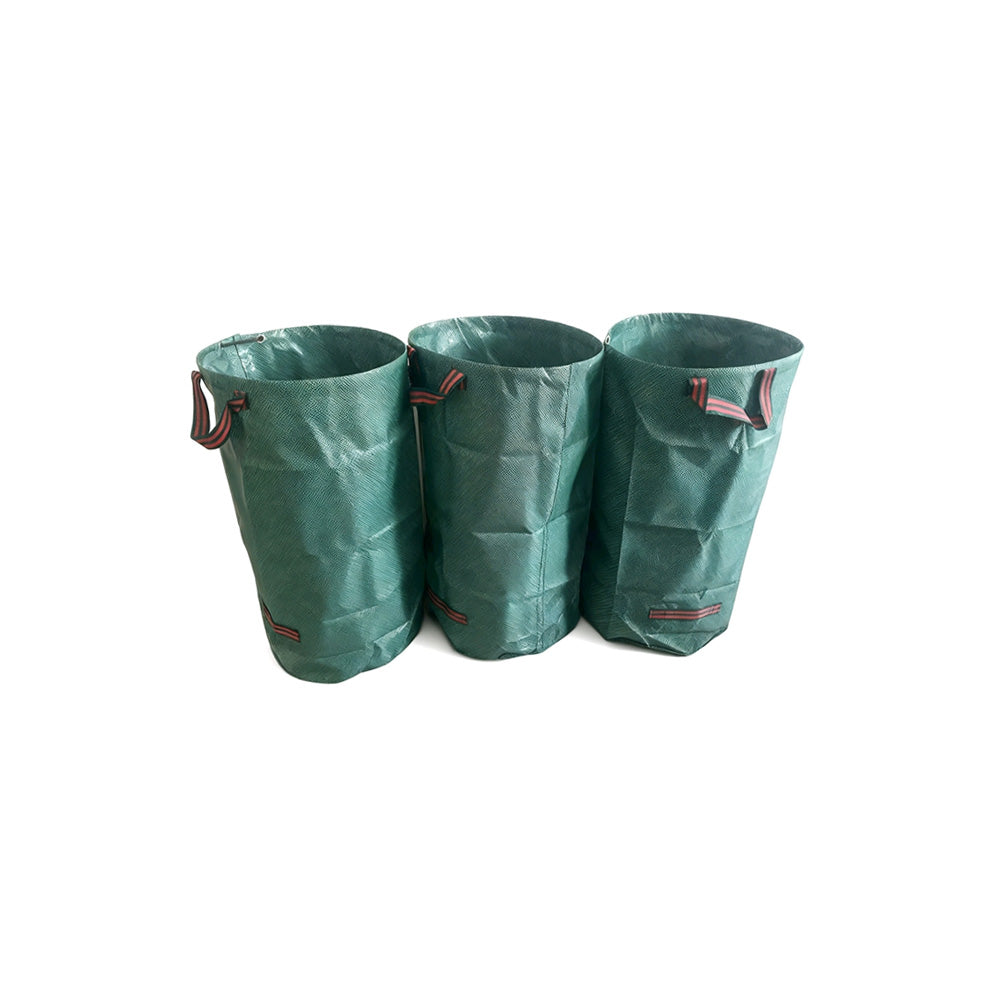 Robuster Gartensack mit Verstärkungsring – Ideal zum Sammeln & Transportieren von Laub & Gartenabfällen, Reißfest & Faltbar