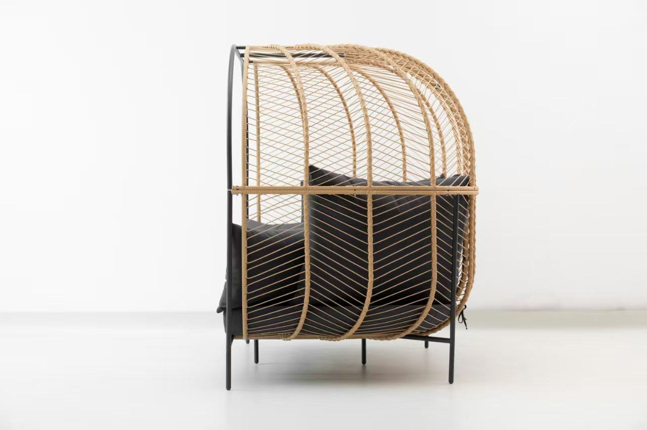 Rattan-Tagesbett – Komfortable Entspannung im Freien: Wetterfest, Stabil & Pflegeleicht