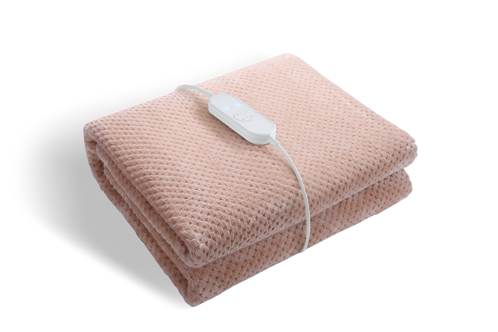 Heizdecke Einzelgröße mit 9 Temperaturstufen & Timer – Sicher & Waschbar für Gemütlichkeit