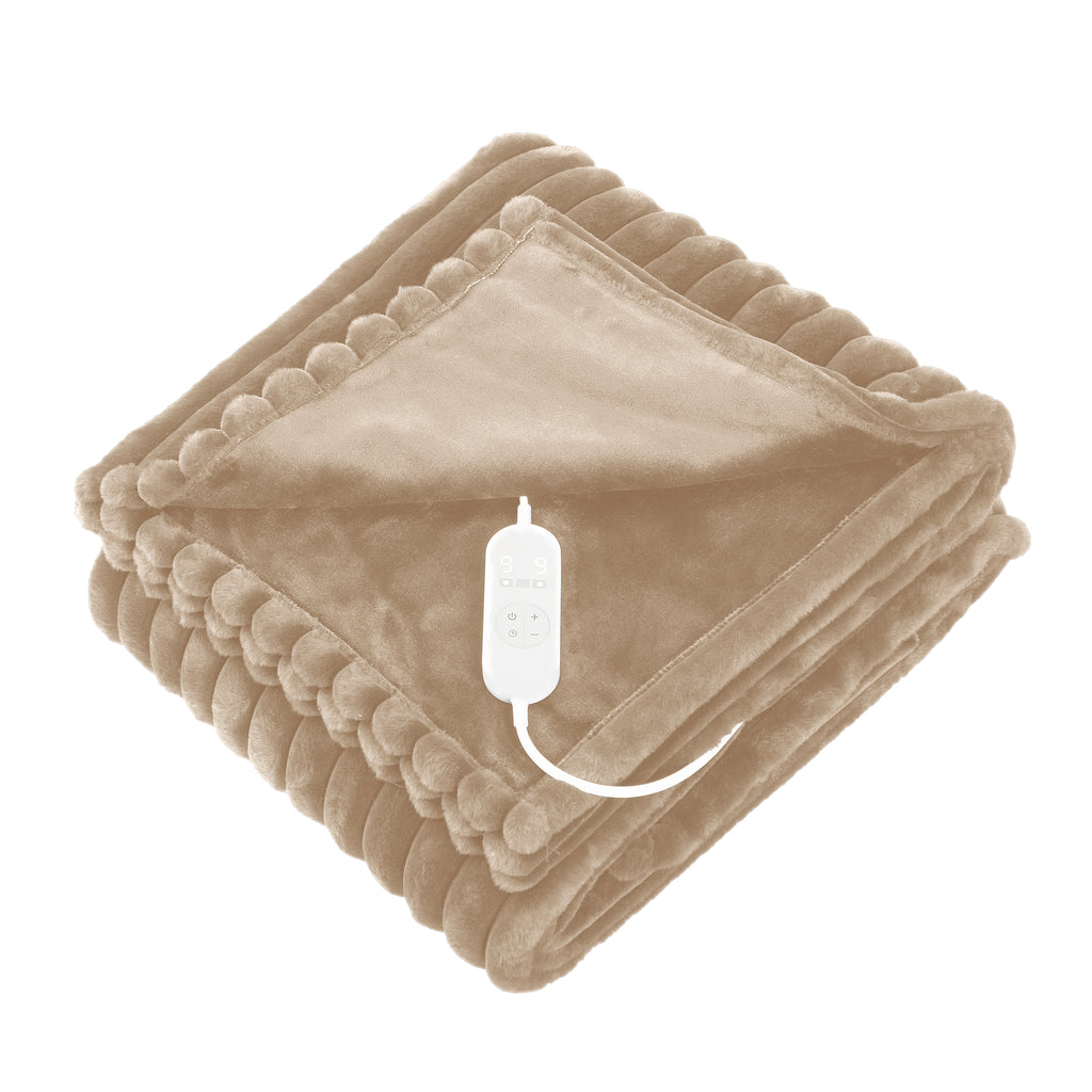 Premium Heizdecke mit 9 Temperaturstufen & Timer – Kuschelig, Waschbar & Schnellheizend