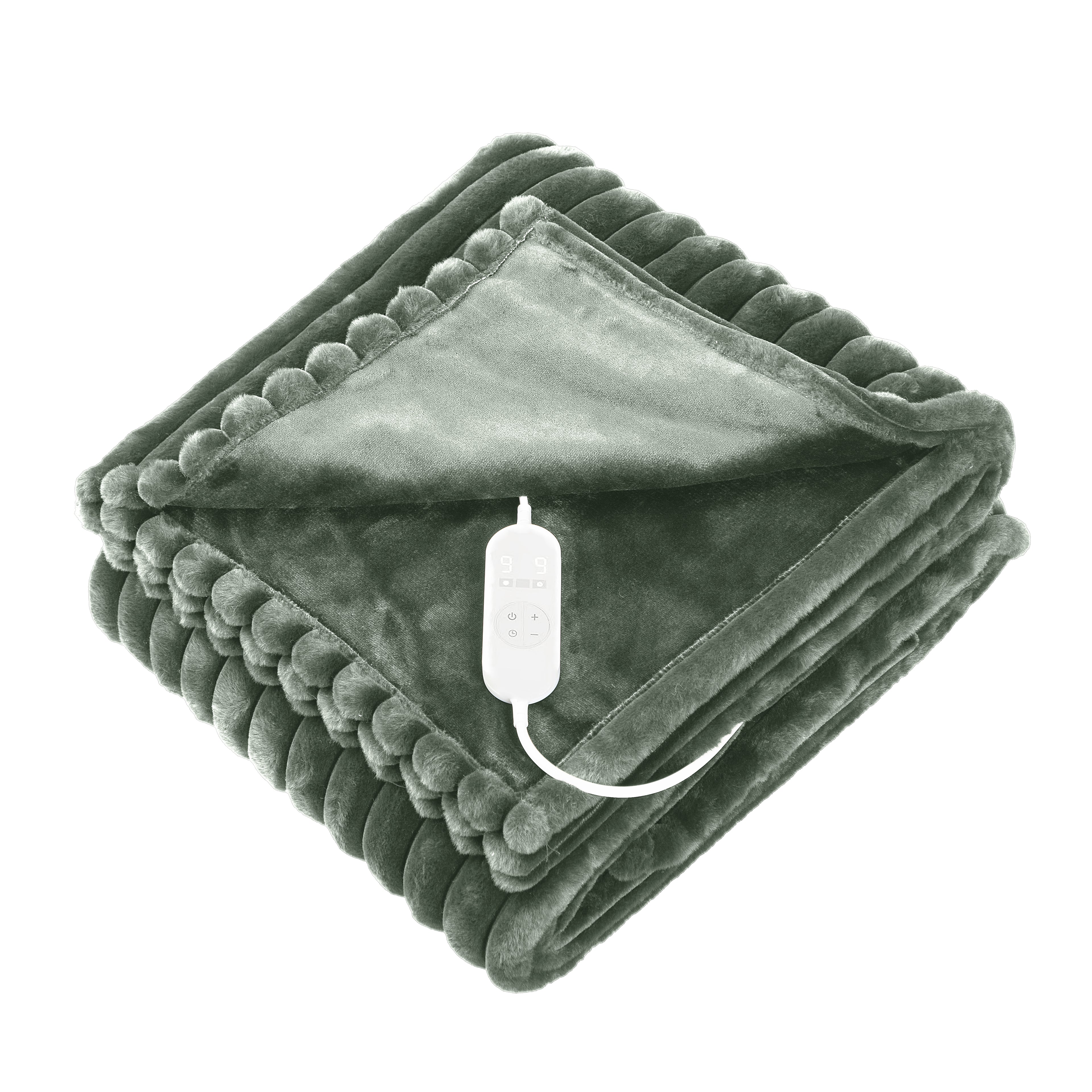 Elektrische Heizdecke mit 9 Temperaturstufen & Timer – Waschbar für höchsten Komfort