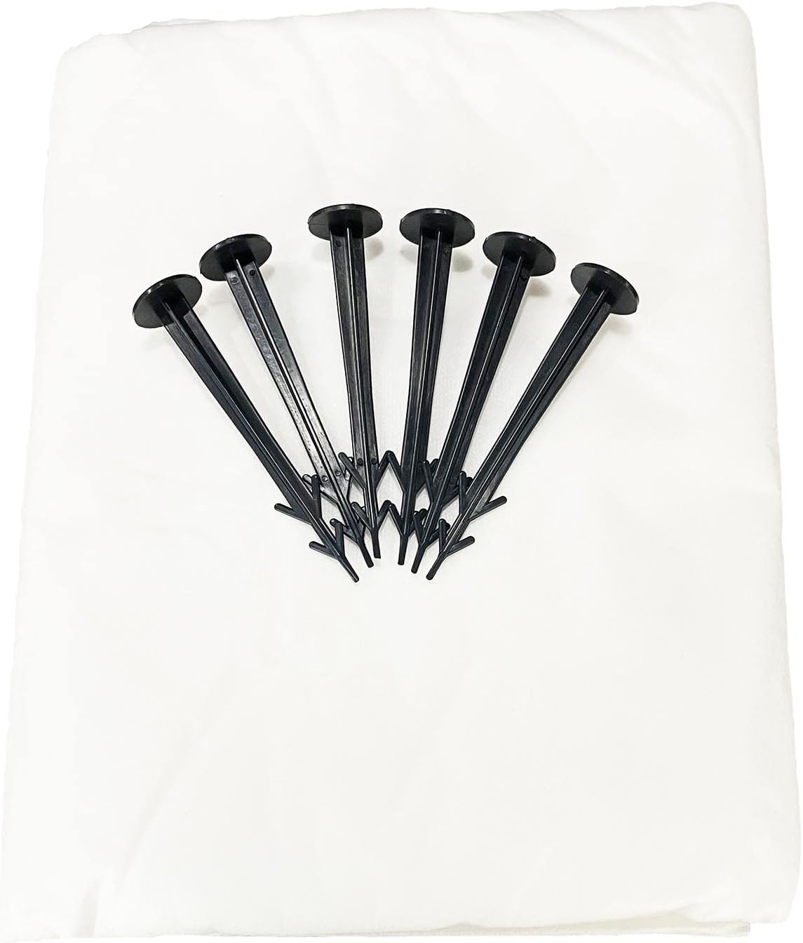 Garten-Vlies 1,5m×10m inkl. 6 Hooks – Frostschutzvlies & Abdeckvlies für Pflanzen, Atmungsaktives Frühbeetvlies für Gemüsebeete