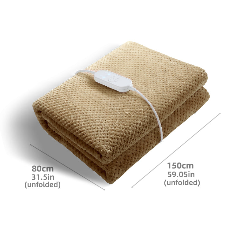 Heizdecke Einzelgröße mit 9 Temperaturstufen & Timer – Sicher & Waschbar für Gemütlichkeit