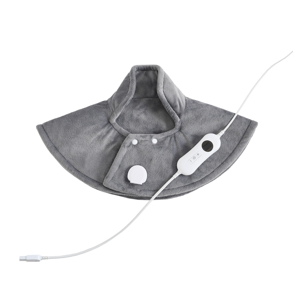 Elektrisches Heizkissen aus Polarvlies – 6 Temperaturstufen, Abschaltautomatik & Waschbar für Rücken & Nacken