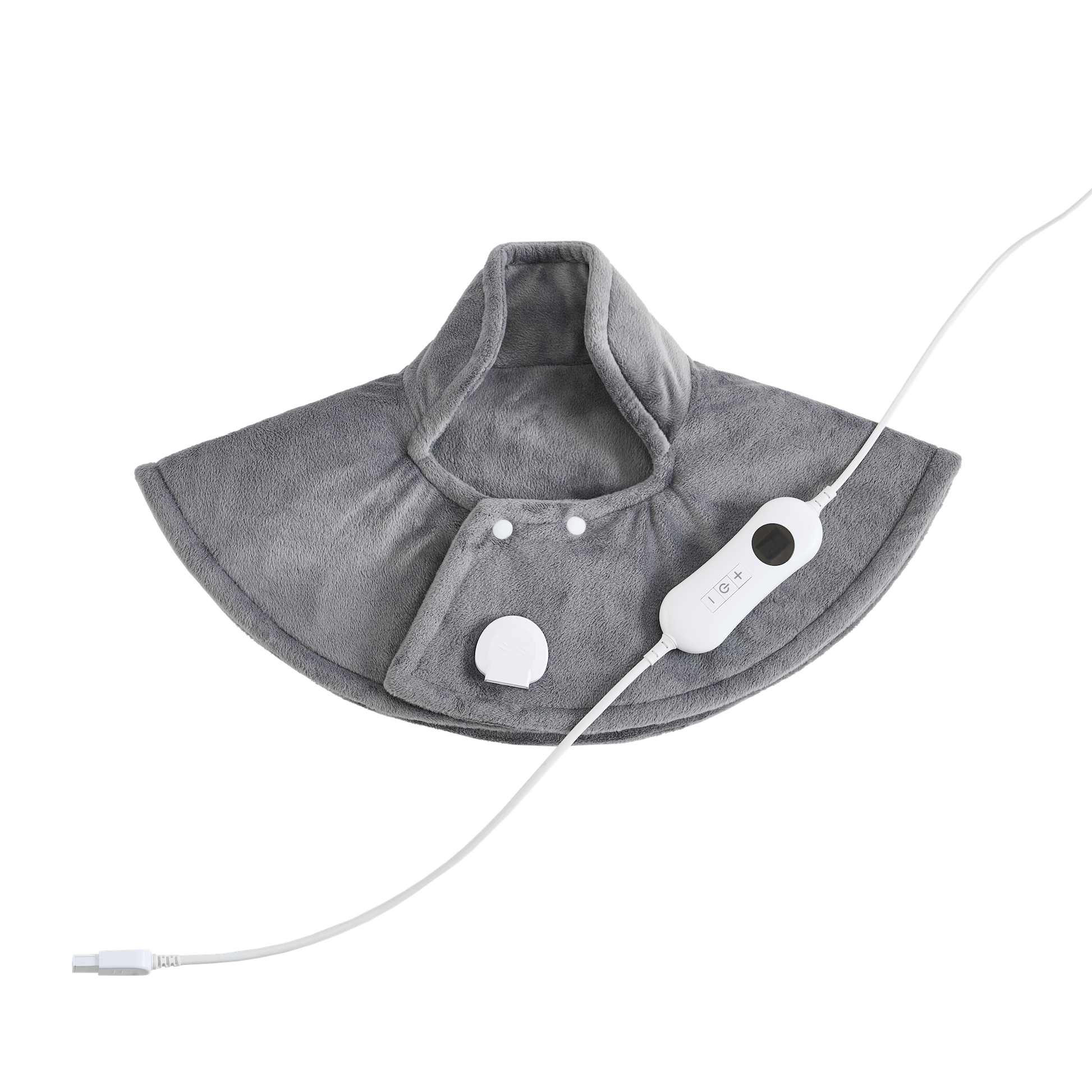 Elektrisches Heizkissen aus Polarvlies – 6 Temperaturstufen, Abschaltautomatik & Waschbar für Rücken & Nacken