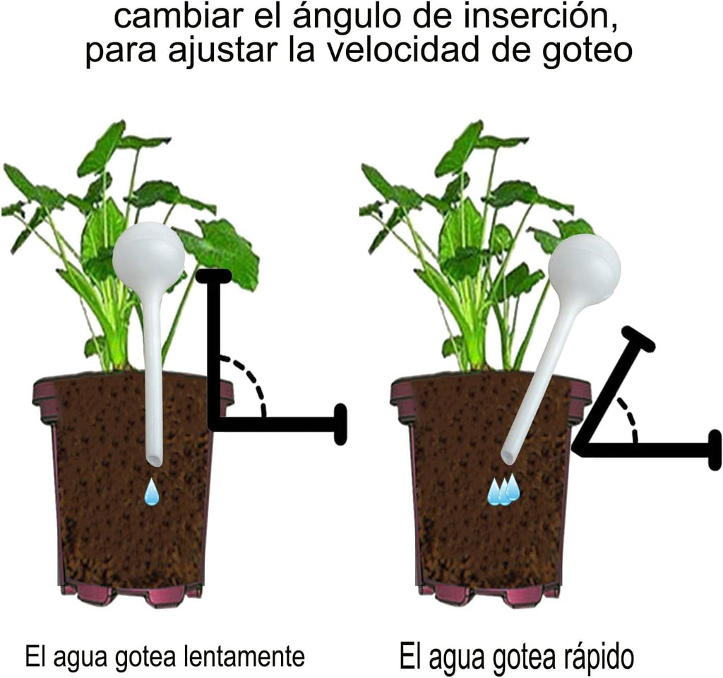 6 Stück Wasserkugel – Dosierte Bewässerung für Garten, Bonsai & Pflanzen, Automatisches Bewässerungsgerät