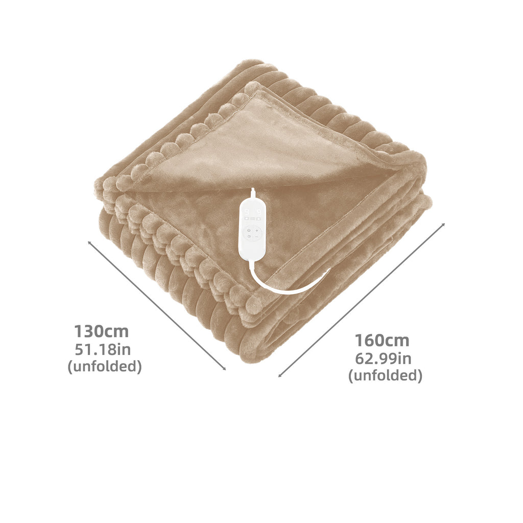 Premium Heizdecke mit 9 Temperaturstufen & Timer – Kuschelig, Waschbar & Schnellheizend
