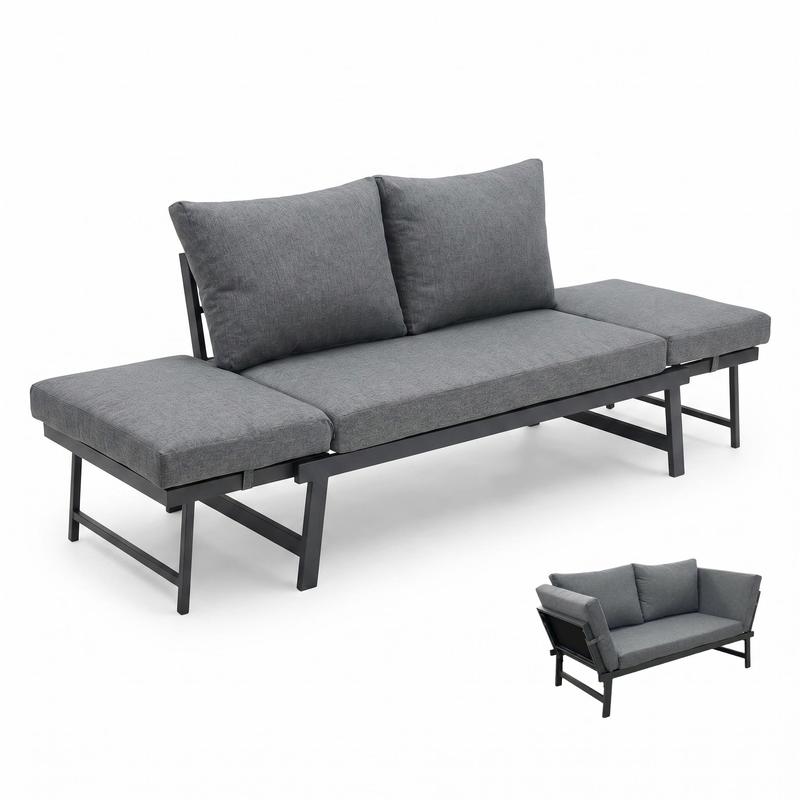 Ausziehbares Schlafsofa 2-in-1 | Gästezimmer Sofa Bett | Modern & Faltbar | Artillen