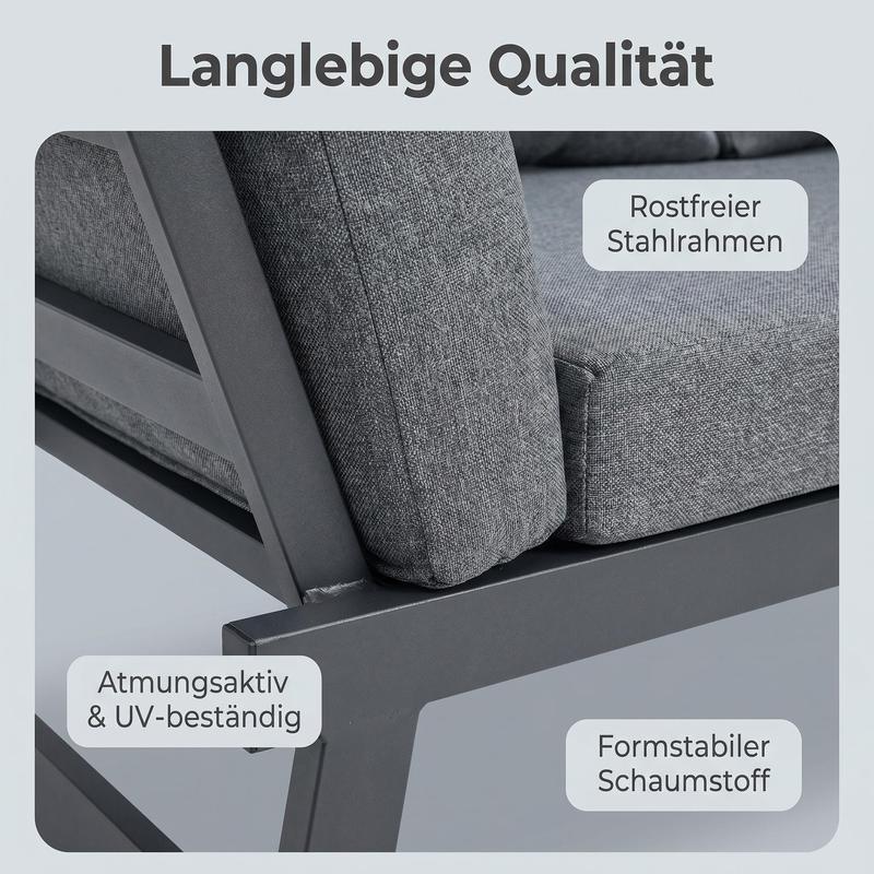 Ausziehbares Schlafsofa 2-in-1 | Gästezimmer Sofa Bett | Modern & Faltbar | Artillen