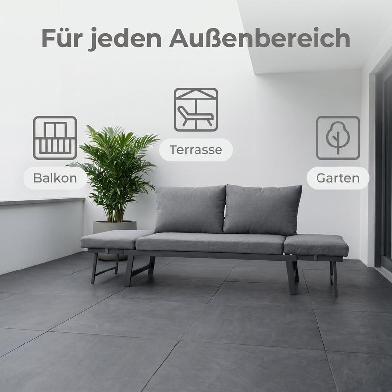 Ausziehbares Schlafsofa 2-in-1 | Gästezimmer Sofa Bett | Modern & Faltbar | Artillen