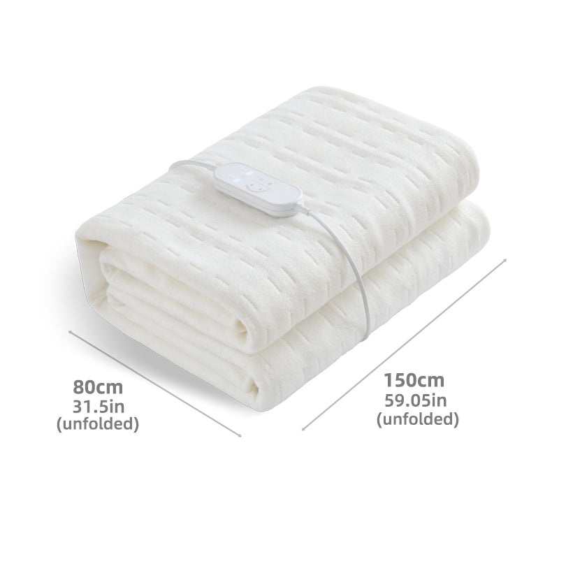 Elektrische Heizdecke Einzelgröße 150x80cm – 9 Wärmestufen & Timerfunktion mit Überhitzungsschutz